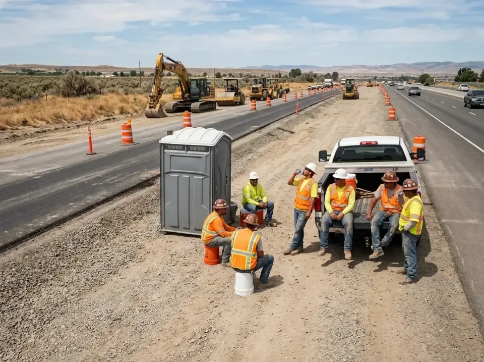 highway-road-construction-crew-007 — frequently asked questions, Porta Potty and Restroom Rentals in Prospect Park, NJ